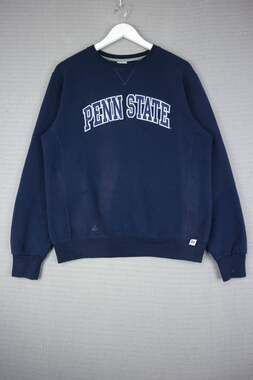 Vintage Russell Athletic Penn State Nittany Lions Navy Blue Crewneck Sweatshirt